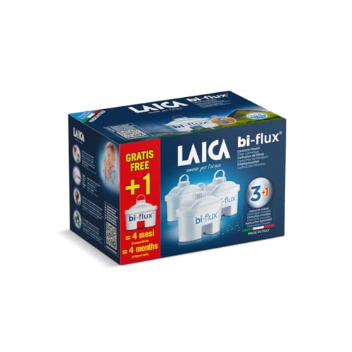 Imagen principal de Laica, Pack de 4 filtros bi-flux (3+1) cartucho filtrante para el trat