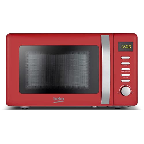 Imagen principal de Beko MOC20200R - Microondas retro, 20 l, 800 W, color rojo