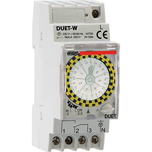 Imagen principal de VEMER VE125100 Duet-W - Interruptor Horario Electromecánico, Temporiz