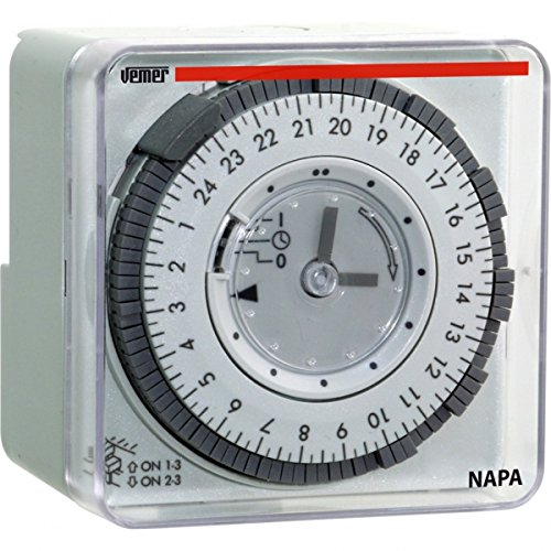 Imagen principal de VEMER VE049300 Interruptor Horario Electromecánico, Temporizador con 