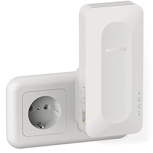 Imagen principal de NETGEAR Repetidor Mesh WiFi 6 AX1600 EAX12, extensor WiFi con 1 puerto