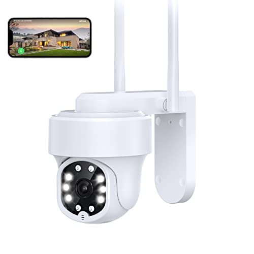 Imagen principal de NETVUE Camara Vigilancia WiFi Exterior, Domicilio FHD Vista a 360° y 