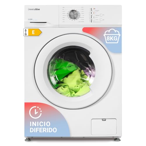 Imagen principal de UNIVERSALBLUE Lavadora 8 kg Carga frontal Blanca | 16 Programas de Lav