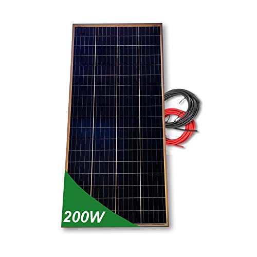 Imagen principal de Panel solar 200W monocristalino 12V tecnología PERC alta eficiencia c