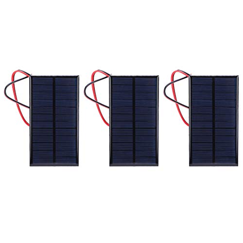 Imagen principal de 3 uds Mini Panel Solar DC 6V Polisilicio Módulo de cargador de célul