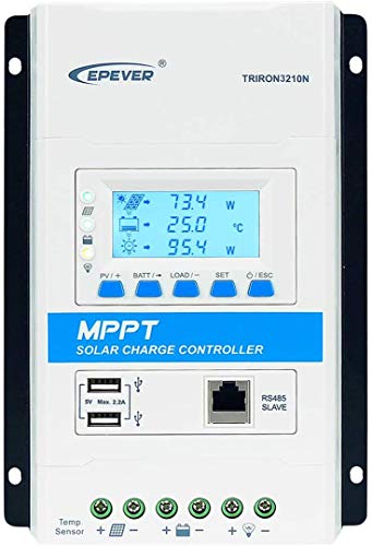 Imagen principal de EPEVER® Triron 3210N MPPT - Controlador de carga solar (30 A, detecci