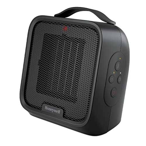 Imagen principal de Honeywell UberHeat Plus Ceramic Space Heater for Small Rooms, Black, H