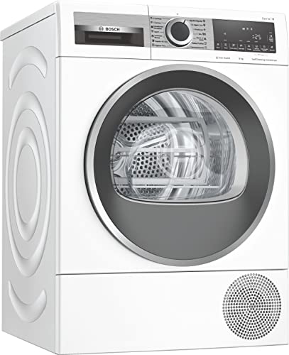 Imagen principal de Bosch Serie 6 WQG245A0ES Secadora con bomba de calor 9kg, Blanca/Gris,