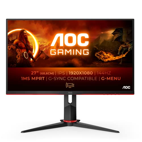 Imagen principal de AOC Gaming 27G2: monitor FHD de 27 pulgadas, 144 Hz, 1 ms (1920 x 1080