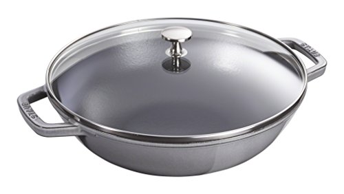 Imagen principal de Staub Wok 30 Cm Gris Grafito Hierro Fundido