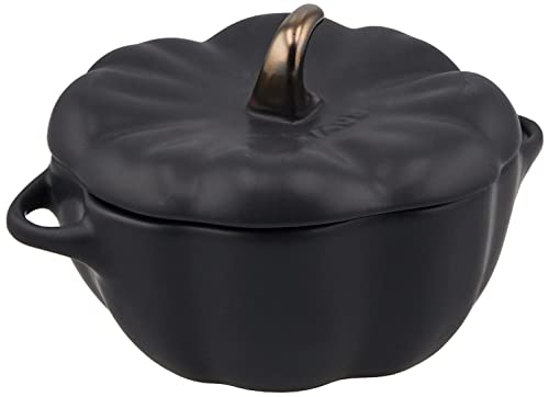 Imagen principal de STAUB - Calabaza - Cocotte - Negro mate - cerámica - 12,2 cm