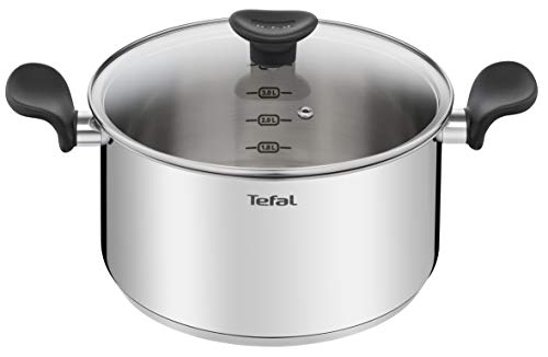 Imagen principal de Tefal Olla de 24 cm (5.3 L) + tapa de cristal, todos los fuegos incluy