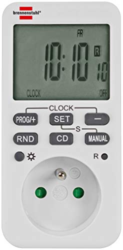 Imagen principal de Brennenstuhl Programador semanal Comfort-Line Blanco (Toma programable