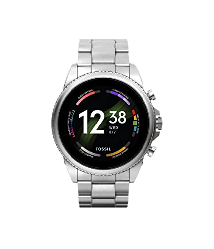 Imagen principal de Fossil Reloj inteligente Gen 6 para hombre con correa de acero inoxida