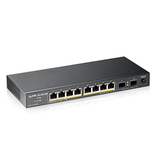 Imagen principal de Zyxel Gigabit Switch de 10 Puertos PoE+ no configurable [8 Puertos con