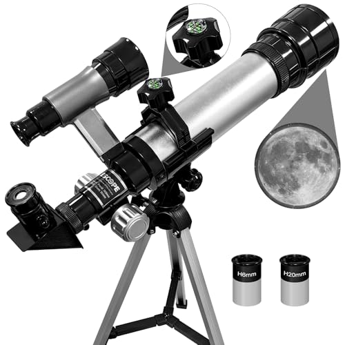 Imagen principal de ALEENFOON Telescopios para niños, 20X 60X, telescopio astronómico Aj