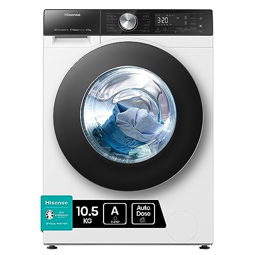 Imagen principal de Hisense WF5S1045BW - Lavadora con Vapor, Conectividad Wifi, Carga Fron