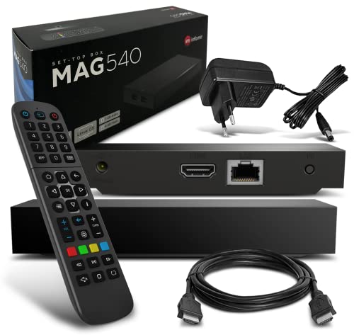 Imagen principal de MAG 540 IPTV Top Box 1GB RAM 4K HEVC H 265 Support Linux