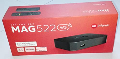 Imagen principal de MAG 522w3 TV IP Internet Streamer HEVC H.265 WiFi 4K UHD 60FPS Linux U