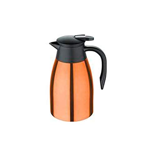 Imagen principal de BERGNER Cafetera 1,5l en acero inoxidable color naranja colección Neo