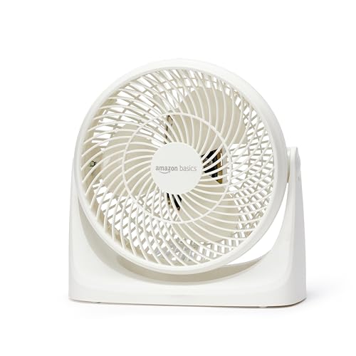 Imagen principal de Amazon Basics Ventilador de escritorio portátil, funcionamiento silen