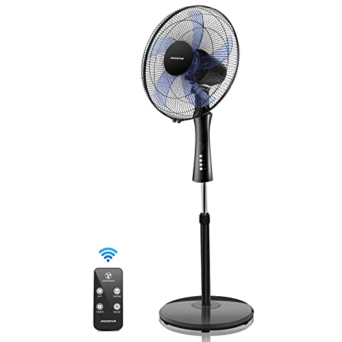 Imagen principal de Aigostar Ventilador Silencioso de Pie con Mando a Distancia, Temporiza