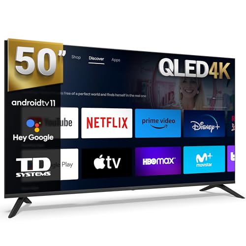 Imagen principal de TD Systems - Smart TV 50 Pulgadas QLED 4K, Hey Google Chromecast Model