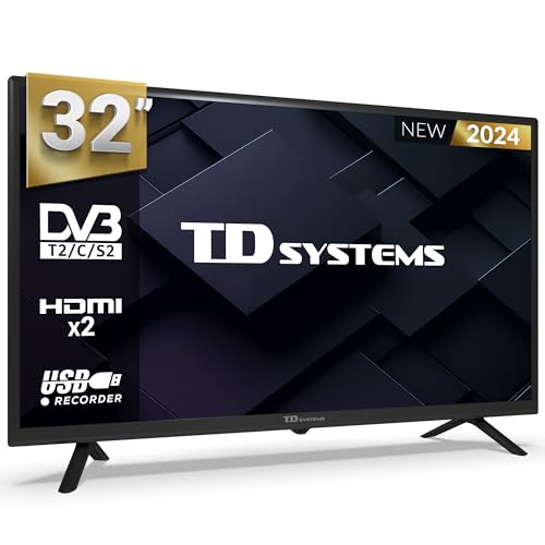 Imagen principal de TD Systems - Televisor 32 Pulgadas, No Smart TV, Television TDT HD, 3 