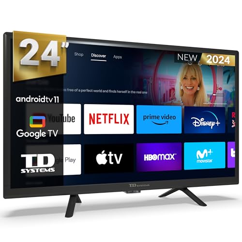 Imagen principal de TD Systems - Smart TV 24 Pulgadas, Google TV, Television TDT HD, Chrom