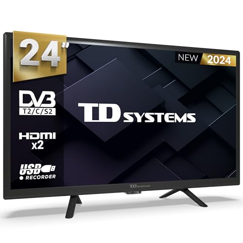 Imagen principal de TD Systems - Televisor 24 Pulgadas, No Smart TV, Television TDT HD, 3 