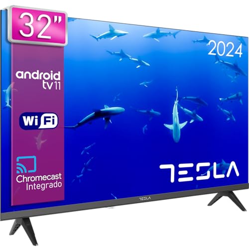 Imagen principal de TESLA - Smart TV de 32 (81cm), Televisión Android TV 11, Hey Google O