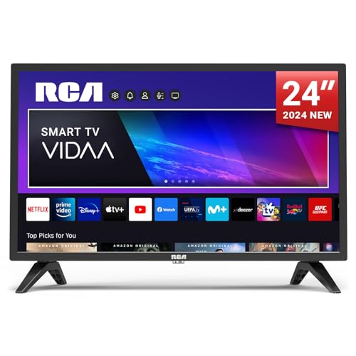 Imagen principal de RCA Smart TV 24 Pulgadas WiFi Televisor con LED Pantalla, LAN, App Sto