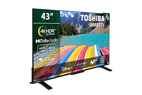 Imagen principal de TOSHIBA 43UV2363DG Smart TV 4K UHD de 43, sin Marcos, con HDR10, Dolby