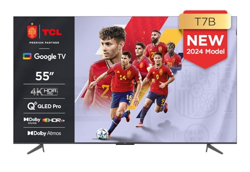 Imagen principal de TCL 55T7B Televisor QLED Pro de 55, 4K Ultra HD, HDR Pro, Smart TV Pow