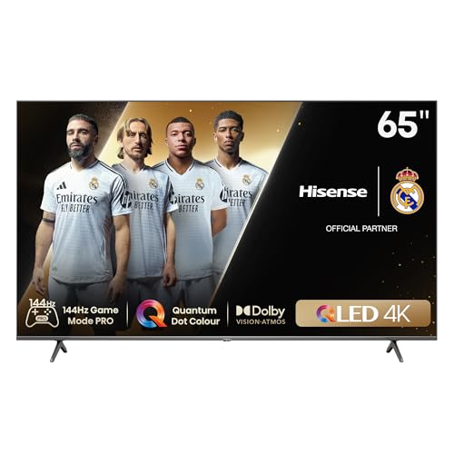 Imagen principal de Hisense 65E7NQ Pro - QLED Gaming TV, 65 Pulgadas Televisor, VRR 144Hz 