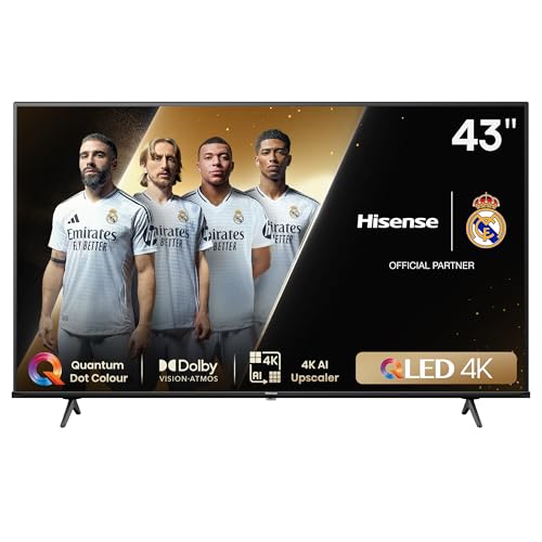 Imagen principal de Hisense 43E7NQ - QLED Smart TV, 43 Pulgadas Televisor, Quantum Dot Col