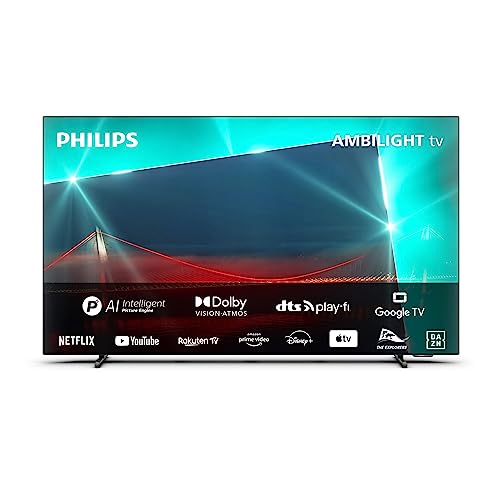 Imagen principal de PHILIPS 4K OLED Ambilight TV|OLED718|55 Pulgadas|UHD 4K|120 Hz|P5 AI P