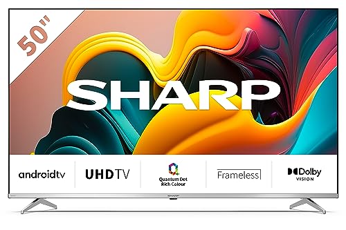 Imagen principal de Sharp 50FP6EA - TV Android 50 QLED (sin Marco, 4K Ultra HD, 4X HDMI 2.