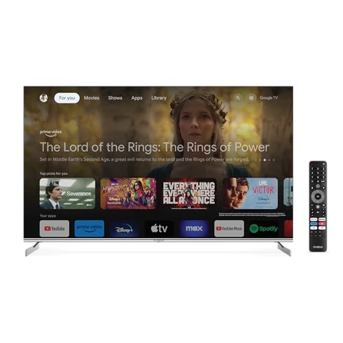 Imagen principal de STRONG SRT55UF8733, 4K QLED Smart TV 55: streaming con Netflix, Prime 