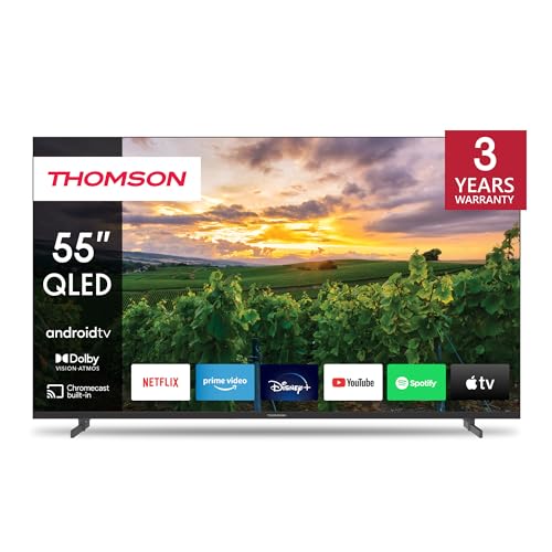 Imagen principal de THOMSON 55 Pulgadas (139 cm) QLED Smart Android TV (WLAN, HDR, Triple 