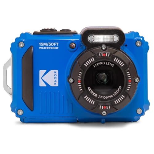 Imagen principal de KODAK PIXPRO WPZ2 Impermeable 16MP 4X Zoom Cámara Resistente - Azul