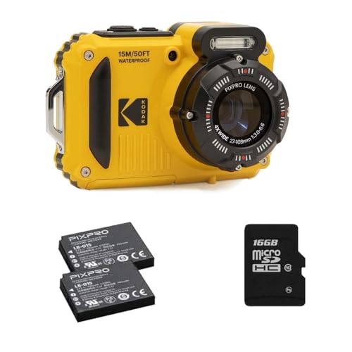 Imagen principal de KODAK Pixpro Pack WPZ2 + 2 baterías + 1 Tarjeta SD ? Compacto 16 M Pi