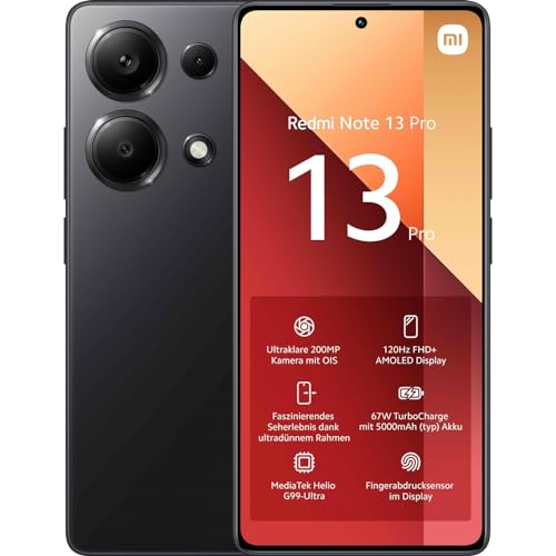 Imagen principal de Xiaomi Redmi Note 13 Pro-Smartphone 4G 8GB RAM 256GB ROM, Pantalla AMO