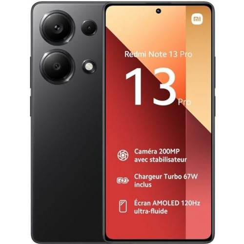 Imagen principal de Redmi Note 13 Pro Midnight Black 12GB RAM 512GB ROM