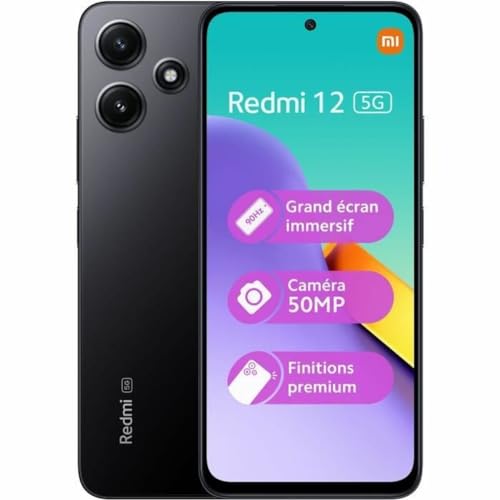 Imagen principal de Smartphone Xiaomi Redmi 12 5G 6.79 Double nano SIM 128 Go Noir