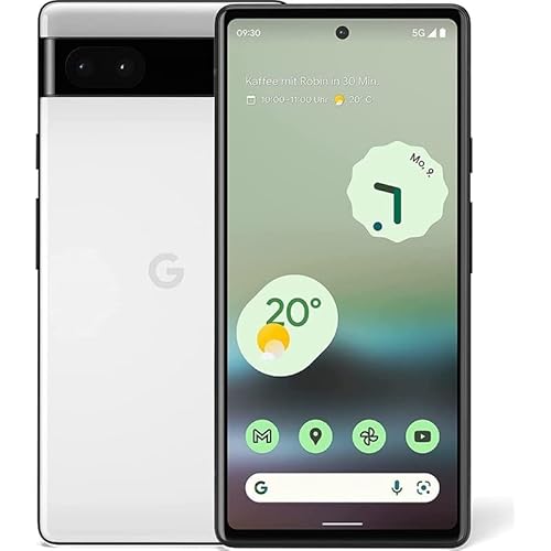 Imagen principal de Google Pixel 6A - Smartphone 128GB, 6GB RAM, Dual Sim, Chalk White