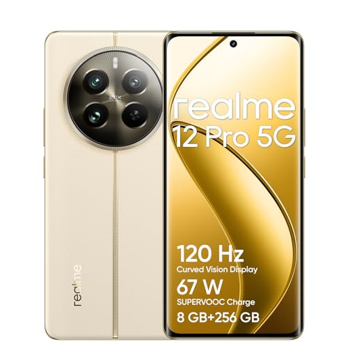 Imagen principal de realme 12 Pro 5G Smartphone, 8+256GB, Sony Portrait Camera 2X Optical 