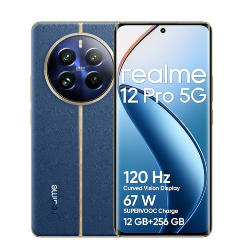 Imagen principal de realme Teléfono Móvil 12 Pro 5G 12 + 256GB, Cámara para Retratos co