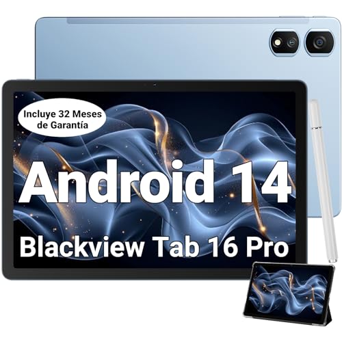 Imagen principal de Blackview Android 14 Tablet Tab16Pro, 16GB RAM 256GB ROM/1TB TF Gaming