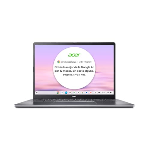 Imagen principal de Acer Chromebook Plus 514 CB514-3H - Ordenador Portátil con Google IA 